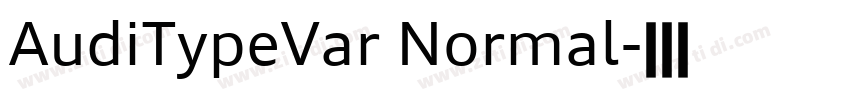 AudiTypeVar Normal字体转换 AudiTypeVar Normal字体转换